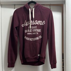 Garage Burgundy Hoodie